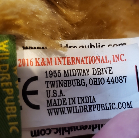 12 inch Wild Republic Tan Fennec Fox Stuffed Animal Plush Toy No Paper Tags - Picture 8 of 10